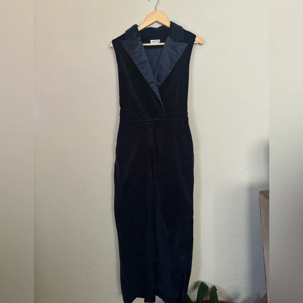 SIMKHAI Velvet Jumpsuit - Picture 2 of 6